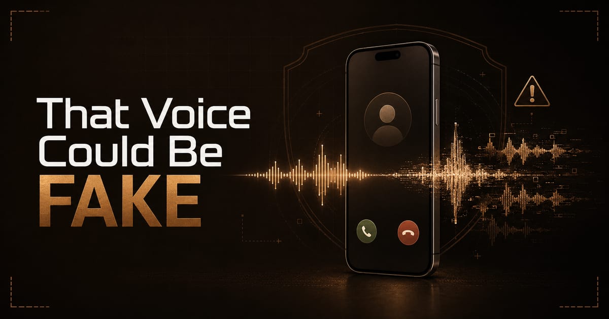 Protecting yourself from an AI voice cloning scam call