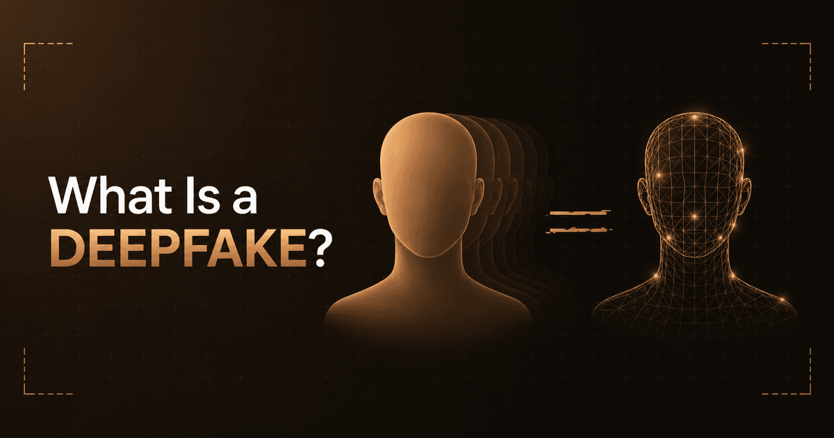 Side-by-side authentic and deepfaked portrait under forensic comparison