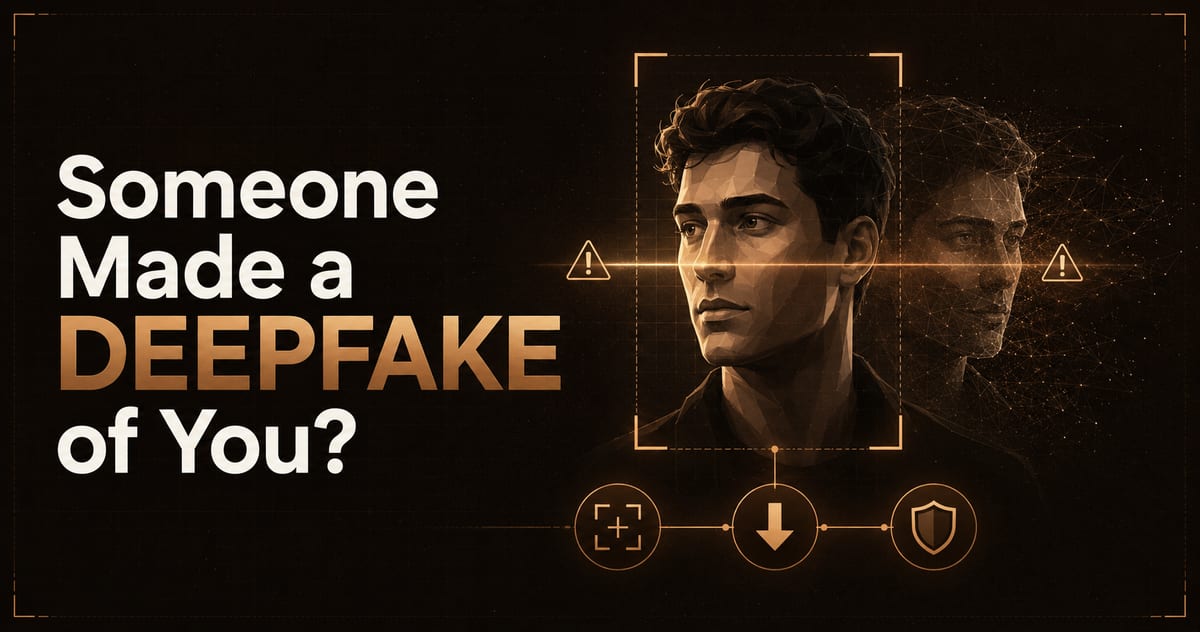 Step-by-step response after discovering a deepfake of yourself