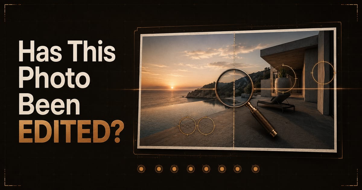 Inspecting a photo on iPhone for signs of editing and manipulation